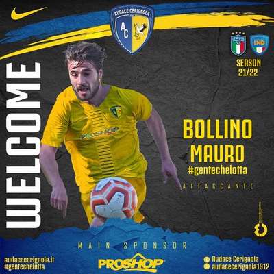 Mauro Bollino è un calciatore dell'Audace Cerignola