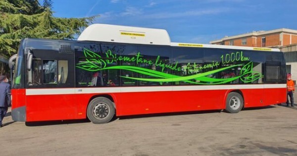Bus ecologici a Foggia, in tour il nuovo Citymood a LNG (Gas Naturale Liquefatto)