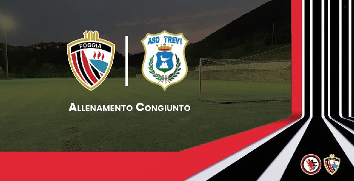 Calcio Foggia 1920: allenamento congiunto con il Trevi
