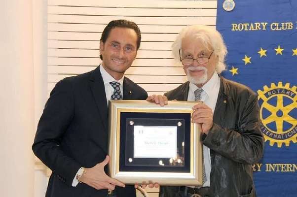 Michele Placido nuovo socio onorario del Rotary Club Foggia