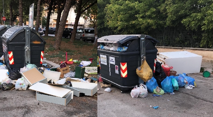 Foggia, i cittadini lamentano la mancata raccolta dei rifiuti: "E' così da tre giorni"