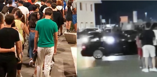 Celebrazioni vittoria dell'Italia, Selvaggia Lucarelli stigmatizza le sgommate a Cerignola. In tanti hanno sfilato per il corso cittadino