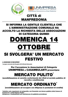 Mercato di recupero a Manfredonia