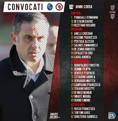 Calcio Foggia 1920: ventitre i convocati per la gara contro l'Agropoli