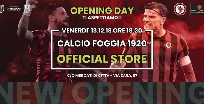 Calcio Foggia 1920, lo Store di Via Zara sarà  inaugurato venerdì sera
