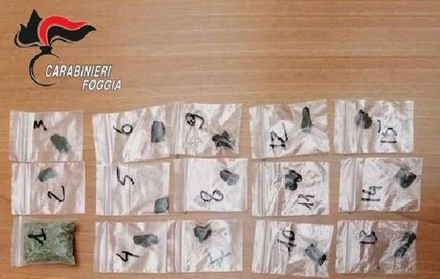 A 20 soli anni già  pusher recidivo, continuava a spacciare anche agli arresti domiciliari