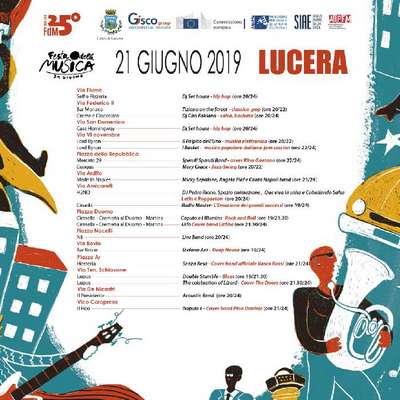 Festa della Musica Street Sound 2019: Lucera capolista in Puglia