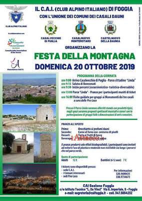 La Festa della montagna tra natura, arte e gastronomia dei Monti dauni
