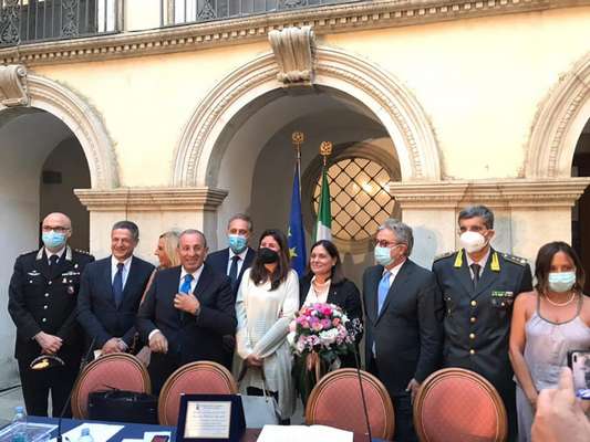 L'Avvocato Generale dello Stato, Gabriella Palmieri Sandulli, a Candela per parlare di eolico