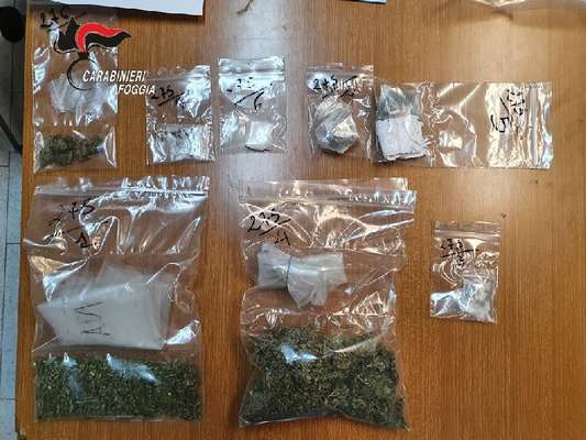 San Giovanni Rotondo, aveva trasformato la casa in un market della droga: arrestato giovane del posto