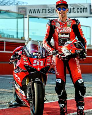 Pirro incontenibile, a Misano fa doppietta nel Civ e tocca quota 100 in classifica generale