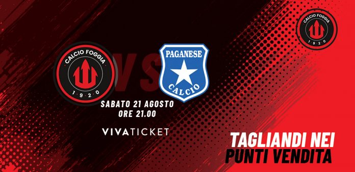 Calcio Foggia 1920-Paganese, tagliandi anche nei punti vendita