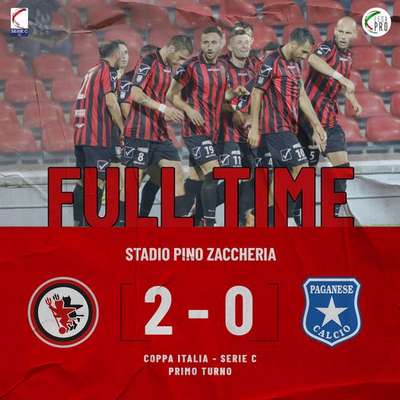 Il Foggia di Zeman batte 2-0 la Paganese e passa al secondo turno di Coppa Italia