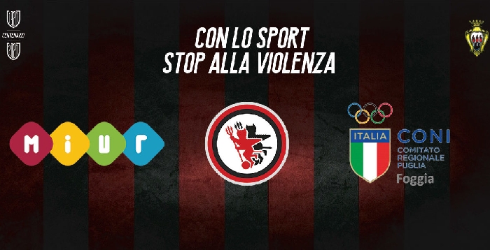 Il Calcio Foggia 1920, Miur e Coni con lo sport e contro la violenza