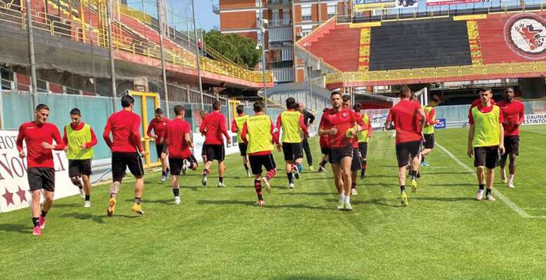 Calcio Foggia 1920, riprendono gli allenamenti in casa rossonera
