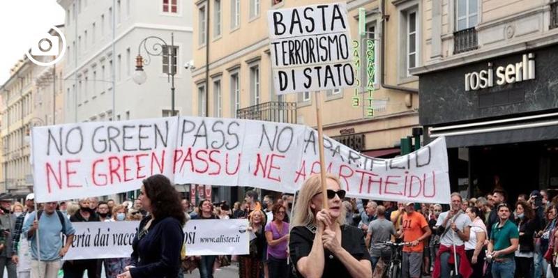 Cortei No Green pass, possibilità di imporre ai manifestanti l’obbligo di mascherina all’aperto