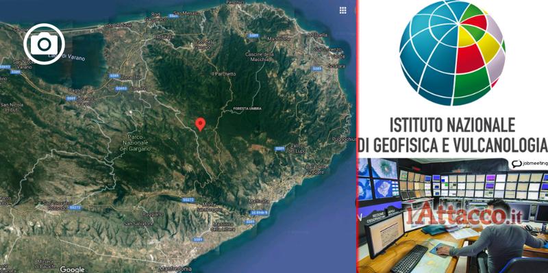 Lieve sisma sul Gargano nella notte scorsa, epicentro vicino Monte Sant’Angelo