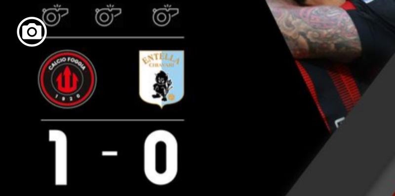 Il Foggia non si ferma più e batte 1-0 anche la Virtus Entella