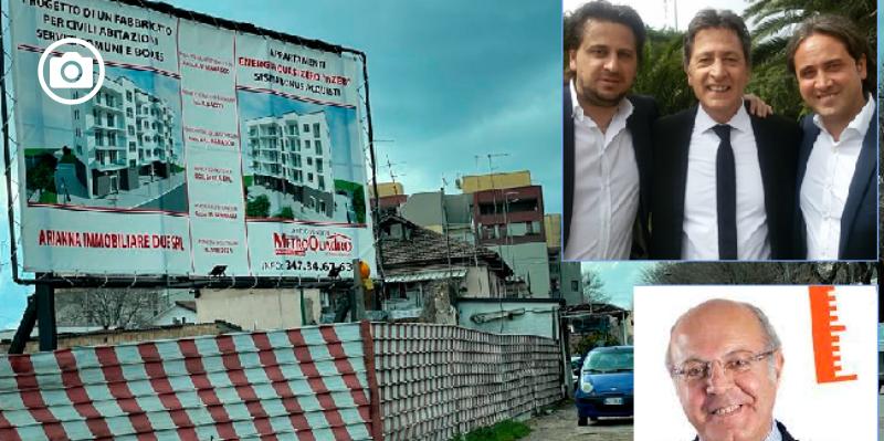 Continua il sodalizio Grieco-Marasco (ma stavolta c’è pure Leccese a fare i lavori). Palazzo in costruzione