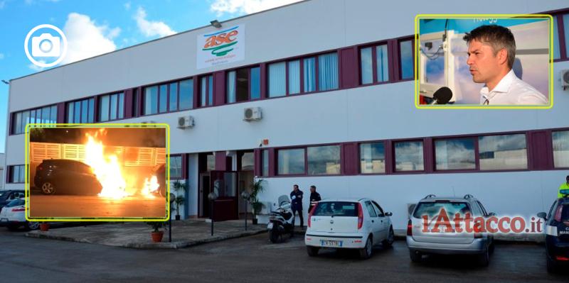 ASE Manfredonia, incendiata l’auto del coordinatore del personale. Un altro atto inquietante dopo i proiettili a Rossi