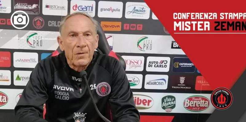 Zdenek Zeman (Calcio Foggia 1920): "Spero che i ragazzi mi facciano un regalo"