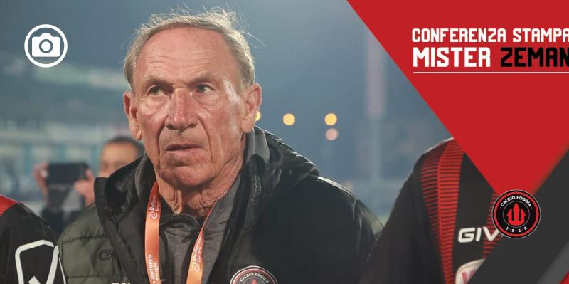 Zdenek Zeman (Calcio Foggia 1920): "Abbiamo dato tutto"