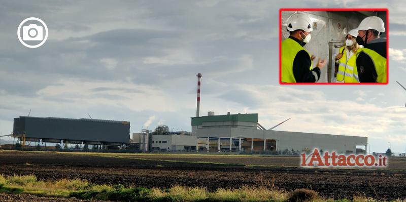 Centrale a biomasse a Sant'Agata di Puglia, sopralluogo della senatrice pentastellata Gisella Naturale