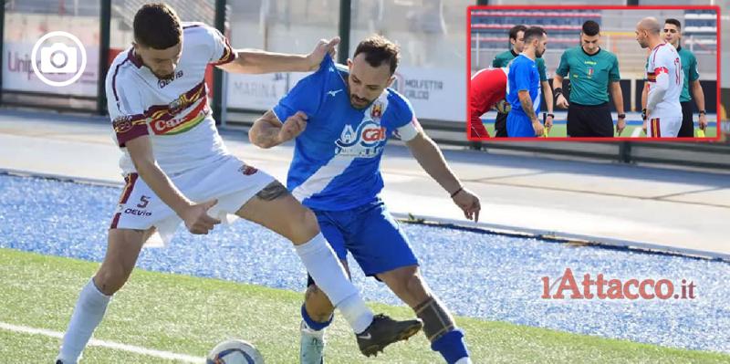 Il Molfetta dilaga sul San Severo e si impone 4-1, i giallogranata accusano l’impasse societario