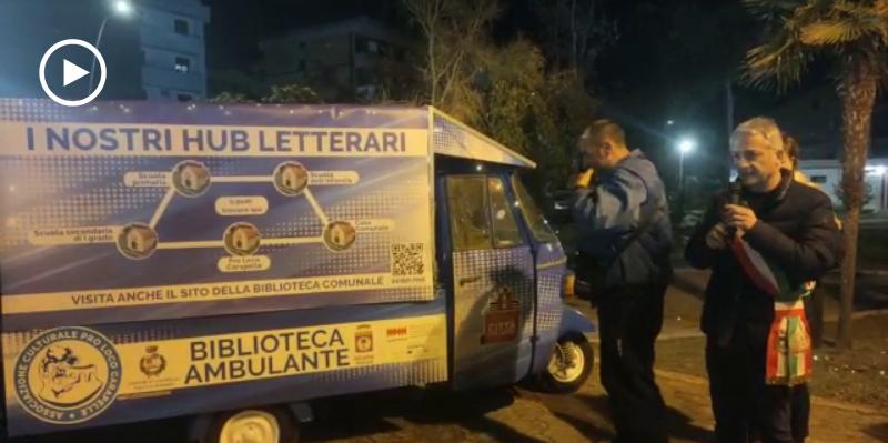 Carapelle, presentata la biblioteca ambulante e gli hub letterari