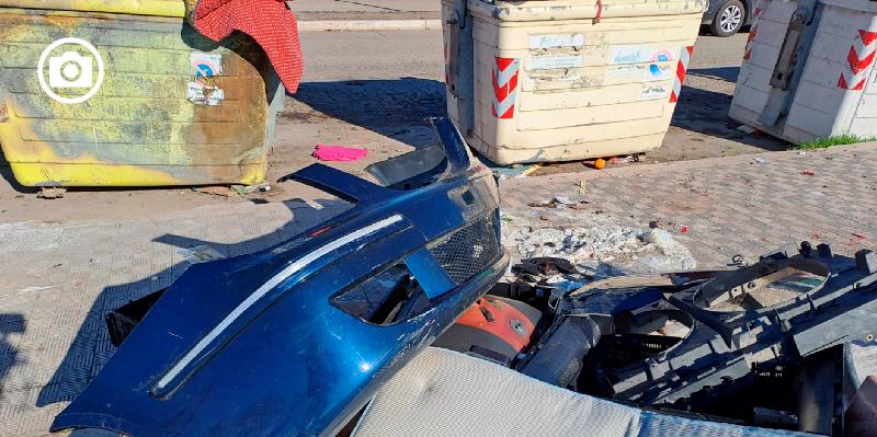 Comparto Biccari nel degrado, trovate carrozzerie di automobili riverse nei cassonetti