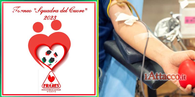 I Edizione del torneo "Squadra del Cuore" a Vieste, il primo campionato dei donatori del sangue