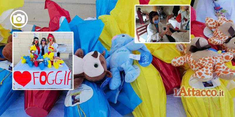 Sorrisi in ospedale. Uova, peluche e coccole nei reparti, la Pasqua solidale de Il Cuore Foggia